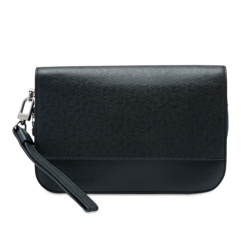 Pre-Loved Louis Vuitton Taiga Pochette Baikal